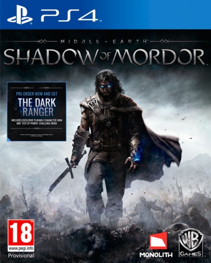 Middle Earth Shadow Of Mordor PS4