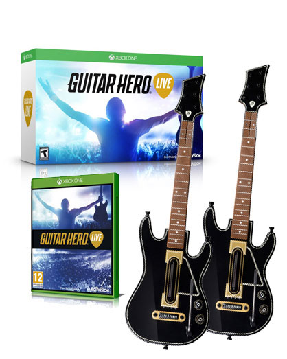 Guitar Hero LIVE + 2 Kytary Xbox One BAZAR