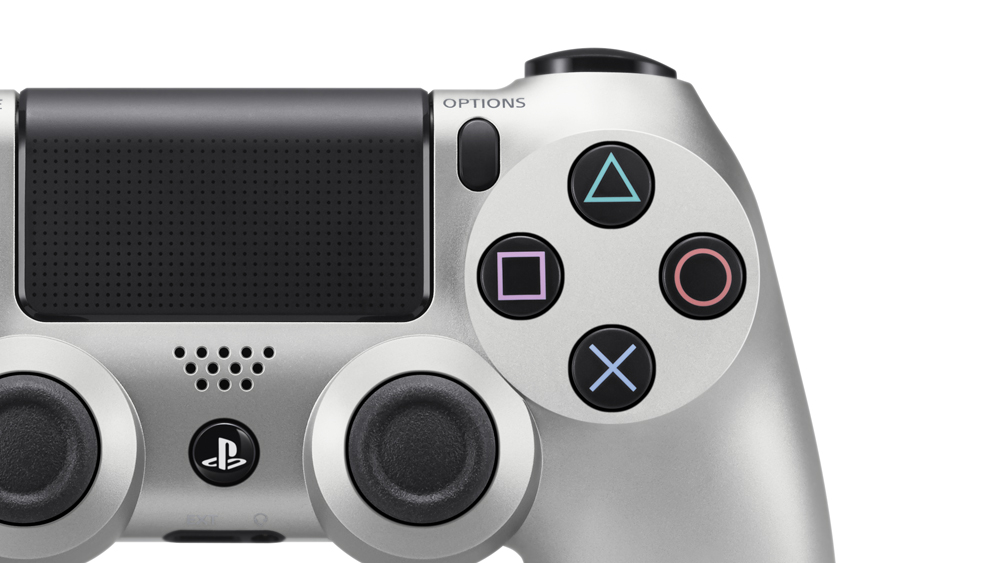Dual Shock 4 Silver V2 PS4