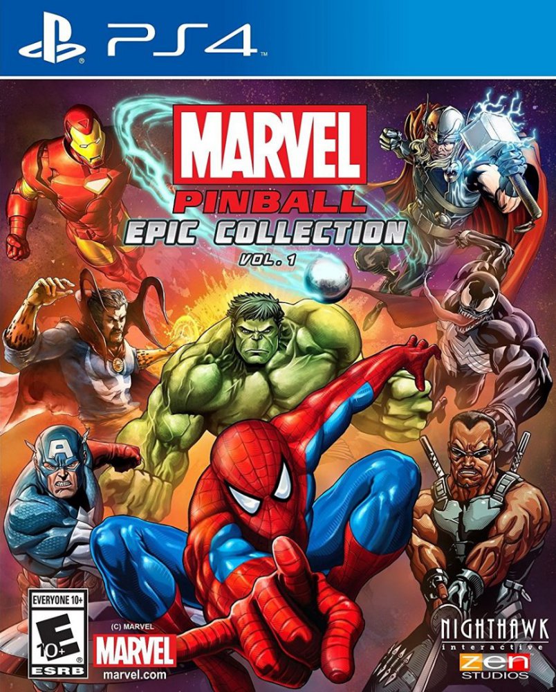 Marvels Pinball Epic Cllection Vol 1 PS4