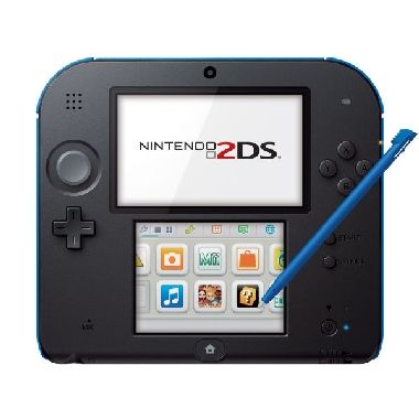 Nintendo 2DS Black and Blue Zánovní
