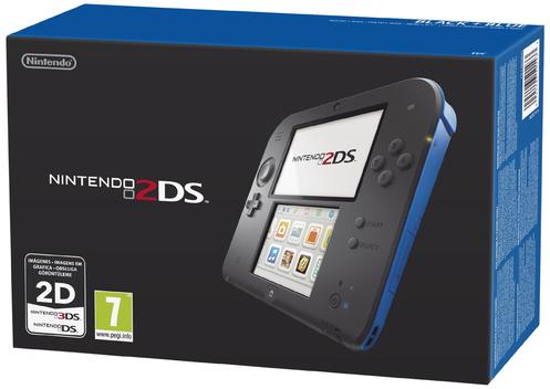 Nintendo 2DS Black and Blue Zánovní