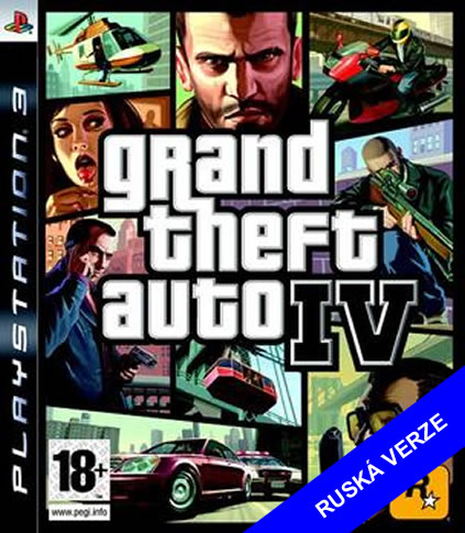Grand Theft Auto IV Ruská Verze PS3