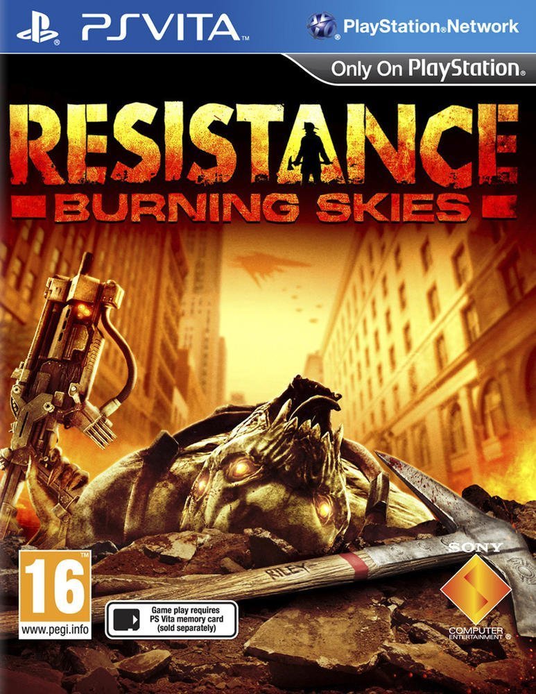 RESISTANCE BURNING SKIES PSVita